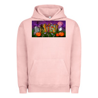 Pigment Salmon halloween mini license plate Urban Hoodie - BundleAndBundleShop