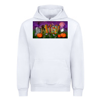 White halloween mini license plate Urban Hoodie - BundleAndBundleShop