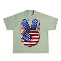 Oil Green peace 4th july Urban Heavy Tee - NancyCooperArtShop