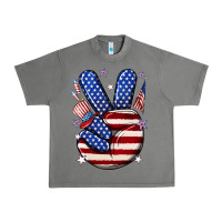 Tornado peace 4th july Urban Heavy Tee - NancyCooperArtShop