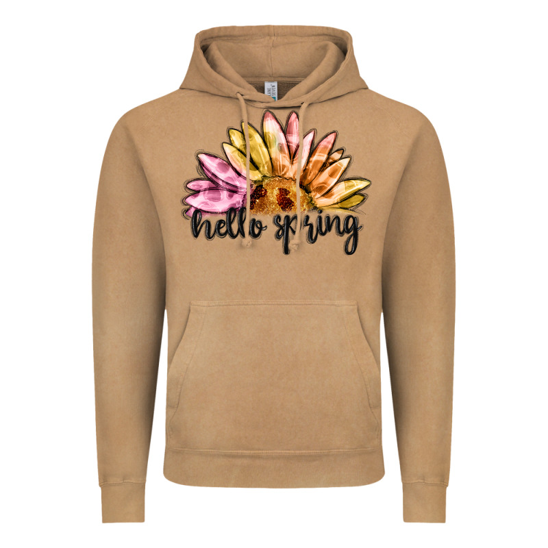 Hello Spring Vintage Hoodie by MaliasSmallBusiness | Teevron