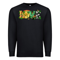 Black Western love St. Patrick's Day p Premium Sweatshirt - CowGirlArtShop