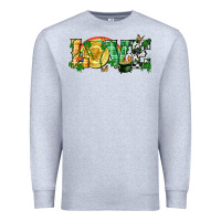 Heather Grey Western love St. Patrick's Day p Premium Sweatshirt - CowGirlArtShop