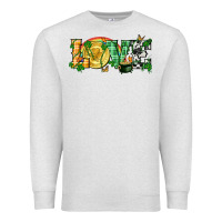 Oatmeal Heather Western love St. Patrick's Day p Premium Sweatshirt - CowGirlArtShop