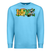 Ocean Blue Western love St. Patrick's Day p Premium Sweatshirt - CowGirlArtShop