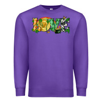 Purple Western love St. Patrick's Day p Premium Sweatshirt - CowGirlArtShop