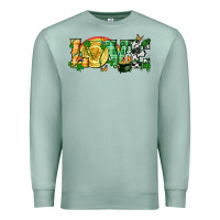 Seafoam Western love St. Patrick's Day p Premium Sweatshirt - CowGirlArtShop