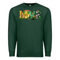 Sports Green Western love St. Patrick's Day p Premium Sweatshirt - CowGirlArtShop