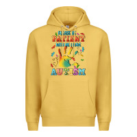 Antique Gold please be patient with me i have autism Premium Hoodie - CowGirlArtShop