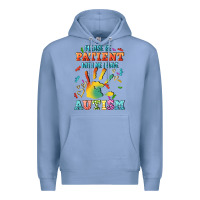 Colony Blue please be patient with me i have autism Premium Hoodie - CowGirlArtShop