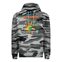 Slate Camo please be patient with me i have autism Premium Hoodie - CowGirlArtShop