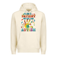 Tofu please be patient with me i have autism Premium Hoodie - CowGirlArtShop