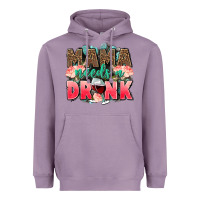 Lavender Mama needs a drink mothers day Heavyweight Hoodie - CowGirlArtShop