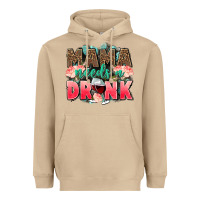 Mushroom Mama needs a drink mothers day Heavyweight Hoodie - CowGirlArtShop