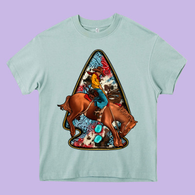 Arrowhead Rodeo Heavy Core Tee Designed By Jahusdesignshop