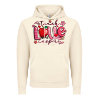 Vintage Artic teach love inspire valentines day Vintage Hoodie - MaliasSmallBusiness