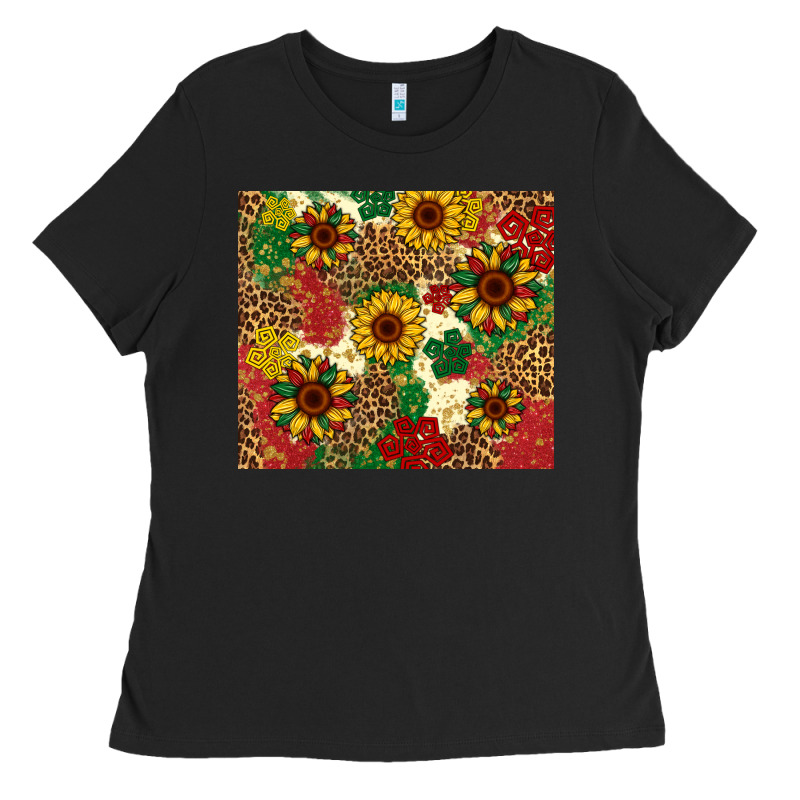 Juneteenth Sunflowers Ladies Tee by Artiststas | Teevron