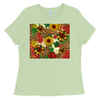 Matcha juneteenth sunflowers Ladies Tee - Artiststas