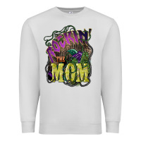 Dove Grey Rockin the mom Mother's Day Premium Sweatshirt - HowdyJamesFarm