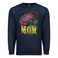 Navy Rockin the mom Mother's Day Premium Sweatshirt - HowdyJamesFarm