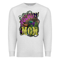 Oatmeal Heather Rockin the mom Mother's Day Premium Sweatshirt - HowdyJamesFarm