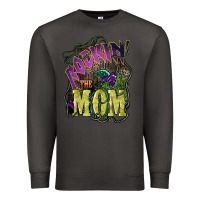 Smoke Rockin the mom Mother's Day Premium Sweatshirt - HowdyJamesFarm