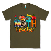 Army Green math teacher Classic Tee - NancyCooperArtShop