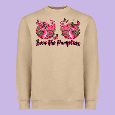 Save The Pumpkins Heavyweight Sweatshirt Designed By Lillyallendesigns