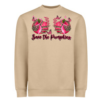 Mushroom save the pumpkins Heavyweight Sweatshirt - LillyAllenDesigns