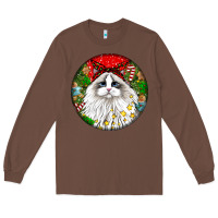 Chestnut christmas ragdoll  cat Long Sleeve Tee - LillyAllenDesigns