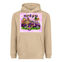Mushroom Mardi Gras with gnomies tumbler Heavyweight Hoodie - HowdyJamesFarm
