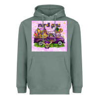 Sage Mardi Gras with gnomies tumbler Heavyweight Hoodie - HowdyJamesFarm