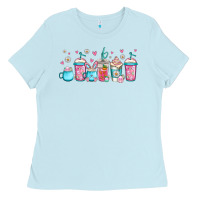 Baby Blue easter coffee cups libbey glass Ladies Tee - Jasminsmagicworld