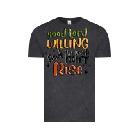 Vintage Black good lord willing and the creek dont rise Vintage Tee - MaliasSmallBusiness