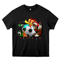 Black joy with soccer element and Christmas Heavy Core Tee - AdoDesignShop
