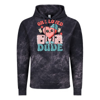 Cloud Black one loved dude Vintage Hoodie - MaliasSmallBusiness