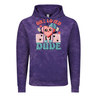 Cloud Purple one loved dude Vintage Hoodie - MaliasSmallBusiness