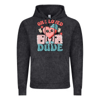 Vintage Black one loved dude Vintage Hoodie - MaliasSmallBusiness