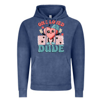 Vintage Denim one loved dude Vintage Hoodie - MaliasSmallBusiness
