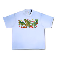 Grape Ice christmas dinosaurs Urban Heavy Tee - MaliasSmallBusiness