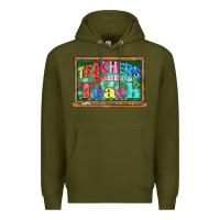Army Green teachers gonna teach Premium Hoodie - CowGirlArtShop