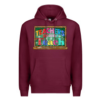 Burgundy teachers gonna teach Premium Hoodie - CowGirlArtShop