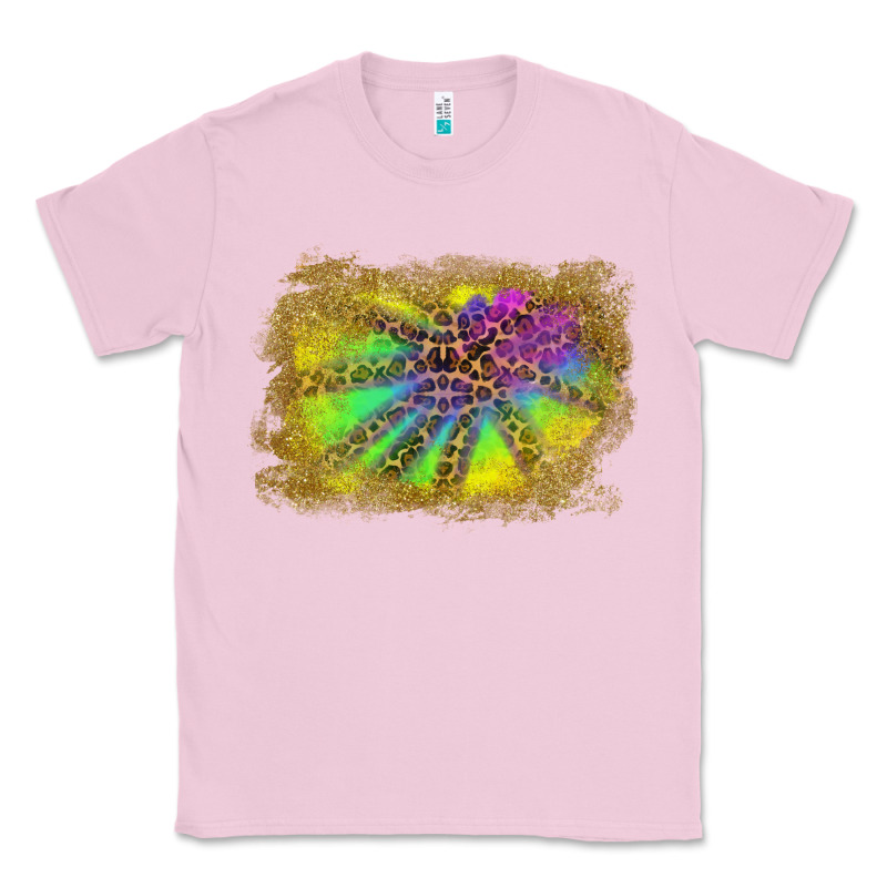 Colorful Glitter Leopard Background Classic Tee by RanaPortraitStore | Teevron