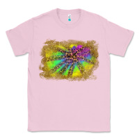 Bubblegum Pink colorful glitter leopard background Classic Tee - RanaPortraitStore