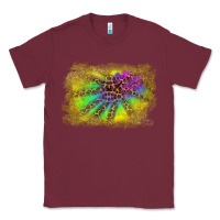 Burgundy colorful glitter leopard background Classic Tee - RanaPortraitStore