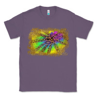 Lavender colorful glitter leopard background Classic Tee - RanaPortraitStore