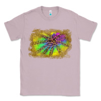 Lilac colorful glitter leopard background Classic Tee - RanaPortraitStore