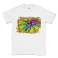 White colorful glitter leopard background Classic Tee - RanaPortraitStore