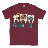 Burgundy dental life Classic Tee - JahusDesignShop