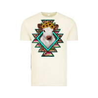 Vintage Arctic heifer cowhide aztec Vintage Tee - JahusDesignShop